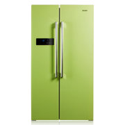达米尼（Damiele）BCD-606WKGD 606升 一级能效 风冷无霜 英国品牌 对开门冰箱（水蜜桃）