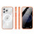 苹果手机壳磁吸 iPhone13ProMax保护套 magsafe磁吸充电壳超薄防摔壳(橙色 iPhone 13 Pro Max)