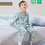 巴拉巴拉儿童睡衣男孩秋季卡通宝宝家居服小童棉质套装童装长袖男(110cm 绿黄色调)