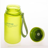 思柏飞炫彩学生水杯 运动水壶 tritan防漏水瓶便携手提式运动吸管杯 350ml(果绿350ML)