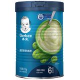嘉宝Gerber婴儿菠菜营养米粉2段250g 宝宝米糊(6-36个月适用)