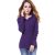 紫韵*OSA2012秋冬新款韩版女装时尚修身长袖套头毛衣E22684紫色 M