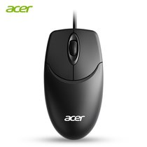 宏碁(acer) 鼠标 有线鼠标 电脑办公鼠标 USB接口兼容(黑色 【新品】有线鼠标)