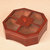 干果盒实木质收纳盒中式分格带盖创意客厅瓜子零食果盘糖果坚果盒(花色)