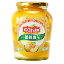 欢乐家糖水黄桃罐头900g 新鲜水果罐头 休闲零食 方便速食（新老包装随机发货）