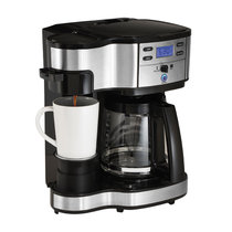 美国·汉美驰（Hamilton Beach）49980-CN 单杯/咖啡壶双模式咖啡机(黑色 滴漏式)