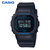 卡西欧（CASIO）手表 G-SHOCK系列 YOUTH 防震防水电子荧光照明运动男士手表 DW-5600BBM-1(蓝色 树脂)