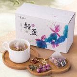 茶人岭玫瑰荷叶柠檬片红枣组合花茶包30g