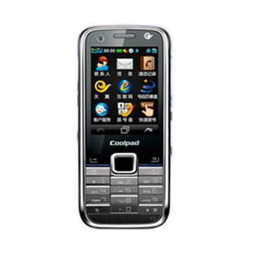 酷派D510  电信CDMA+GSM 直板双模双待手机 蓝牙 支持4G卡(黑色 官方标配)