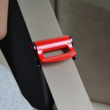 石家垫 安全带防滑夹 汽车用品 汽车内饰(红色)