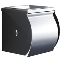 304不锈钢多功能烟灰缸型密封厕纸架纸巾架 ZJ007