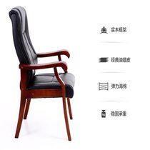 振雅实木办公椅  BY-SM01(咖啡色 默认)