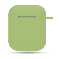 airpods二代保护套 适用苹果蓝牙耳机一代液态硅胶手感连体保护套(苹果耳机套-1/2代-13抹茶绿)