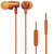 铁三角(audio-technica) ATH-CLR100iS 入耳式耳机 线控通话 隔音出众 高解析力 橙色