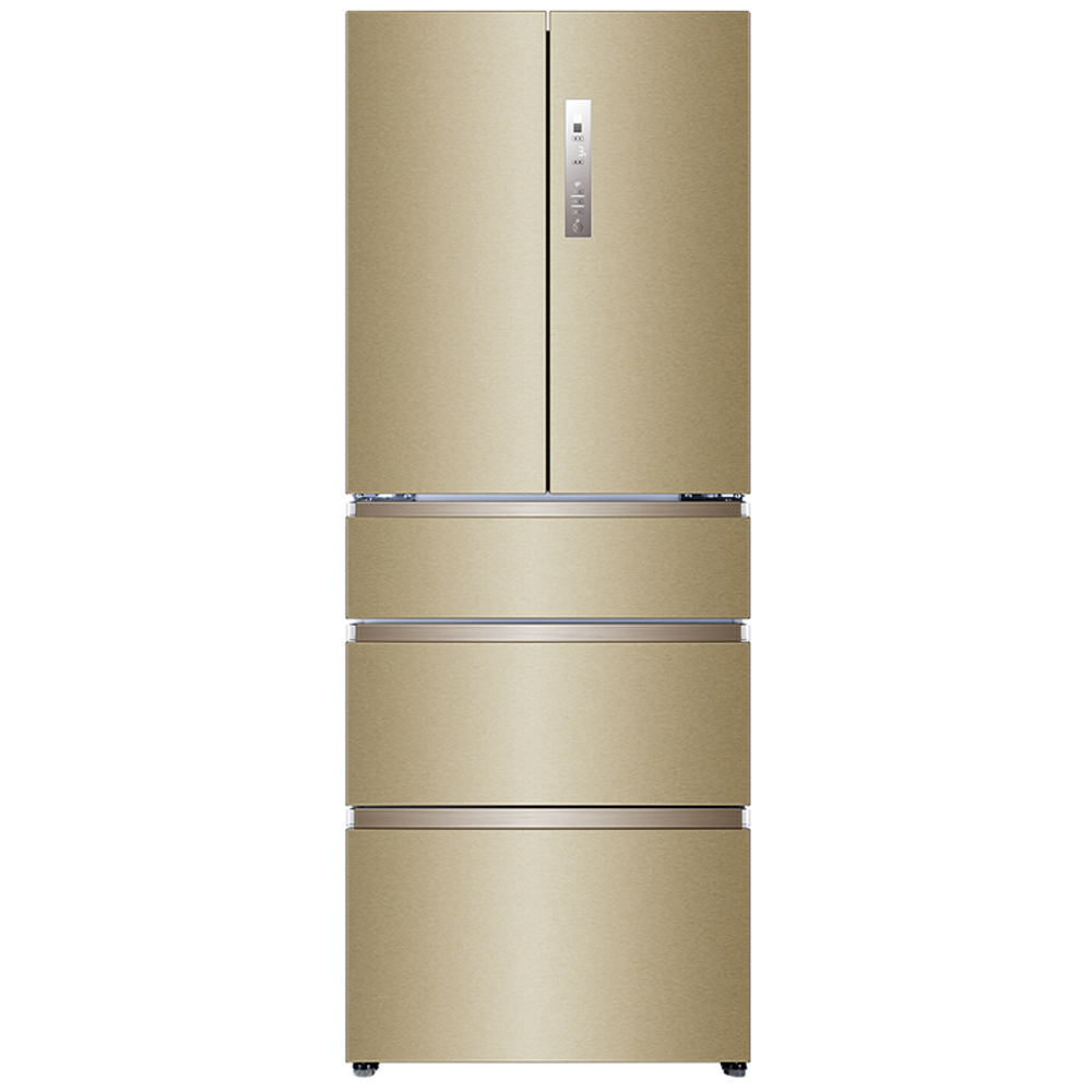 海尔(Haier)  415升 多门冰箱 干湿分储 变频1级能效 全温区变温 香槟金 BCD-415WDVC