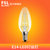 FSL佛山照明 LED复古尖泡拉尾灯4W蜡烛灯E14室内水晶吊灯光源钨丝灯 全周光蜡烛灯(暖黄（2700K） E14 尖泡 2W)