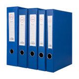 惠普生（NEWHOPSON）塑料档案盒A4牛皮纸文件资料盒财务凭证管理盒文件夹收纳盒  10个装(80MM（无夹）)