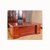 巢湖华美1.8米办公桌椅HM-MZ1803,1800*900*760mm(红胡桃色 1.8米电脑桌椅)
