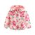 宝宝印花外套 春装新款女童童装儿童花朵长袖外衣wt7488(90 粉色花朵)