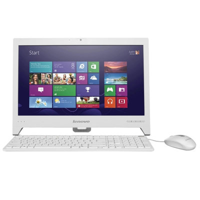 联想（Lenovo） C240 18.5英寸一体电脑（双核1017U 2G 500G DVD刻录 Linux）白色