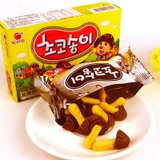 韩国进口 好丽友蘑菇巧克力饼干50克