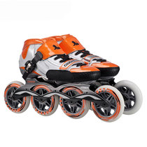 美洲狮（COUGAR）速滑鞋溜冰鞋 成年旱冰鞋直排轮滑鞋 男女滑冰鞋 滑轮鞋SR1(蓝白色 45)