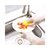 防刺穿加厚清洁手套 家用耐磨防油加厚款家务防滑洗碗洗衣手套(白色-L码)