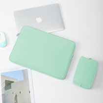 BUBM 笔记本电脑包女14英寸适用华为苹果MacBook保护套内胆包(緑色 15.6英寸)