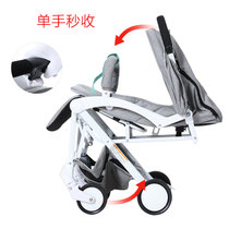 dodoto婴儿推车超轻合金T400 可躺可坐超轻便携避震可上飞机一键收车可折叠0-3岁
