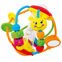 汇乐玩具摇铃手抓球塑料929 益智玩具健儿球儿童婴幼儿宝宝安抚玩具0-1岁