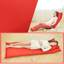 缘诺亿 懒人沙发可折叠榻榻米单人地板卧室沙发C2#(大红色)