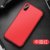 苹果XSMax手机壳iPhone11pro磨砂tpu超薄XR全包保护套iphone7/8防摔软壳简约纯色(红色 苹果XS 5.8英寸)