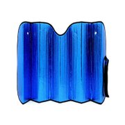 卡饰社双层气泡前遮阳挡（蓝色）（130*65cm）