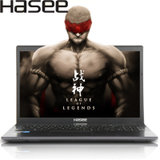 神舟（HASEE）战神K650D-G4D3 15.6英寸游戏笔记本电脑(G4600 GTX950M 1080P)高清屏(灰色 标配)