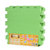 明德纯色PE宝宝拼图地垫塑料泡沫地板垫子30*30防滑环保9片/包(绿色 30*1.0cm  9片)