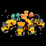 酷米玩具 儿童玩具车模电动声光 男孩玩具 环卫车节日礼物 DIY拆装环卫车 KM6024(红色 版本)