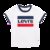 Levis李维斯童装男童复古短袖T恤 83611SS896-001(140CM(S) 白色)
