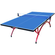 红双喜DHS 乒乓球台 TM3188 家用折叠 标准比赛 乒乓球桌 送网架，乒乓球拍，乒乓球
