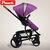 Pouch婴儿推车高景观可坐可躺双向儿童手推车可折叠轻便宝宝推车P35(紫色)