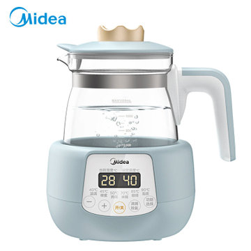 美的（Midea）MI-MYTP301美的皇冠Plus调奶器 1.2L恒温调奶器多功能电热水壶冲泡奶粉器暖奶 带炖盅(白色)