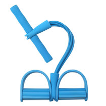 品佳脚蹬拉力绳仰卧起坐拉力器健身器材(蓝色)