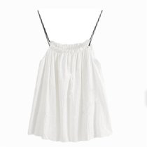 SUNTEK薄款睡衣套装女小个子2021年夏季新款公主风吊带短裤家居服两件(上衣-973)