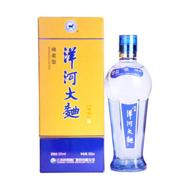 白酒洋河52度精致天蓝 500ml/瓶返回商品页>
