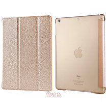 木木（MUNU）苹果ipadair/air2 ipad5 ipad6保护套 保护壳 外壳皮套 翻盖保护套 支架休眠唤醒(金色 iPad Air1 /  iPad5)
