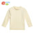贝贝怡婴儿冬季纯棉保暖上衣男女宝宝高领长袖T恤 154S097(黄色 100cm)