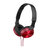 Sony/索尼 MDR-ZX310头戴式耳机监听重低音耳麦快速折叠设计耳塞(红色)
