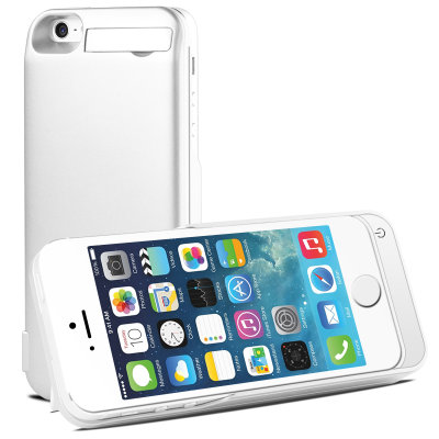 友为 无线移动电源 背夹电池 充电宝 适用于iPhone5/5s 苹果5s(白色-送数据线)