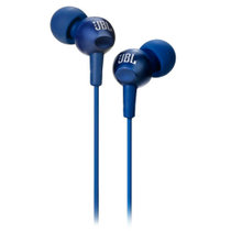 JBL C200SI立体声入耳式耳机 手机音乐耳机 运动游戏耳机 耳机耳麦 带麦可通话 金属蓝