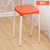 PADEN 塑料凳子方凳加厚家用高椅时尚创意简约小板凳餐桌凳圆凳(橙色（塑料） 默认)