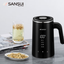 Sansui/山水 SSH8电热水壶旅游智能全自动家用便携式小型电烧水壶(黑色)